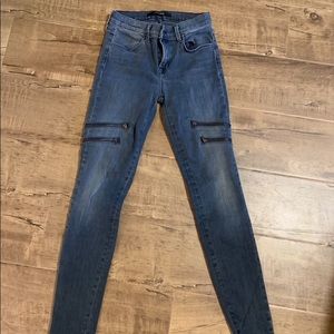 J brand jeans with zippers